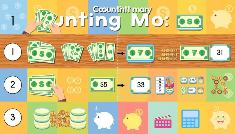 step-by-step guide to counting money